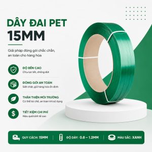 Dây đai PET 15mm