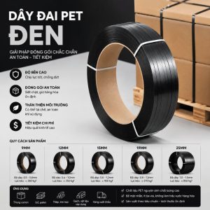 Dây Đai PET Đen